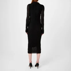 Boss Mesh Dress in Black