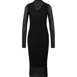 Boss Mesh Dress in Black