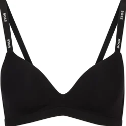 Boss Triangle Padded Bra in Black