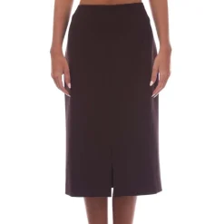 Boss Vepeplum Skirt in Red