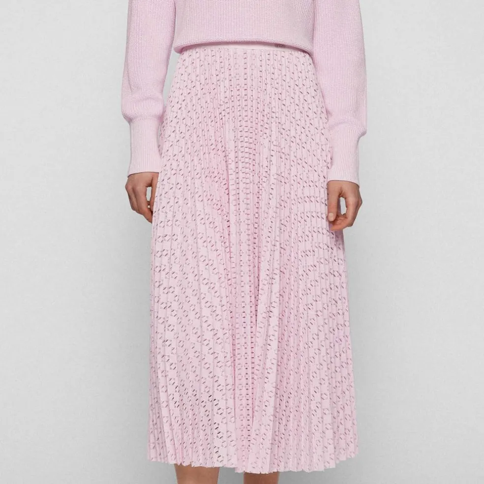 Boss Veplica Skirt in Pink
