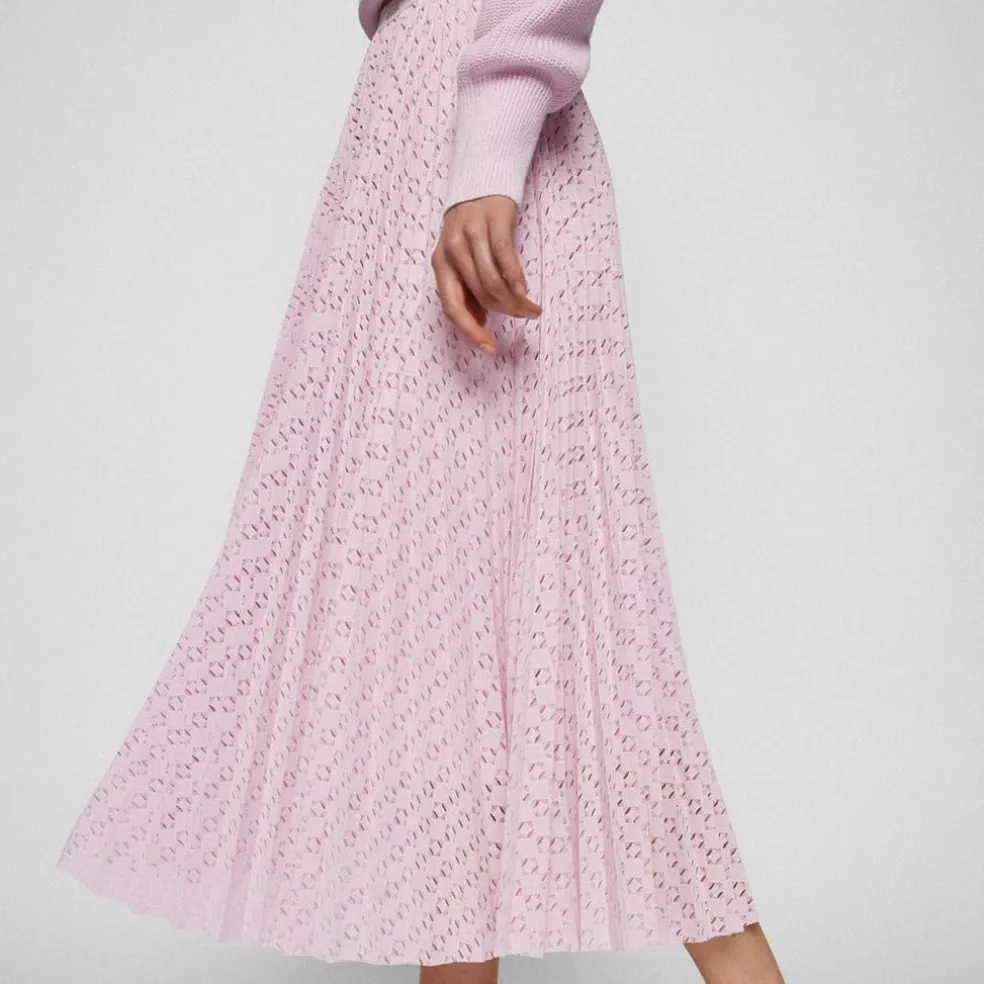Boss Veplica Skirt in Pink