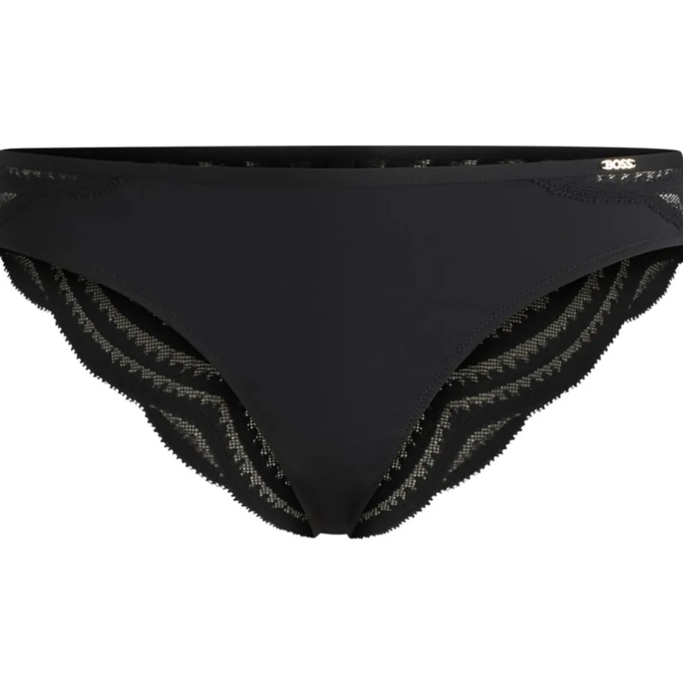 Boss Wave Patterned Hipster in Black