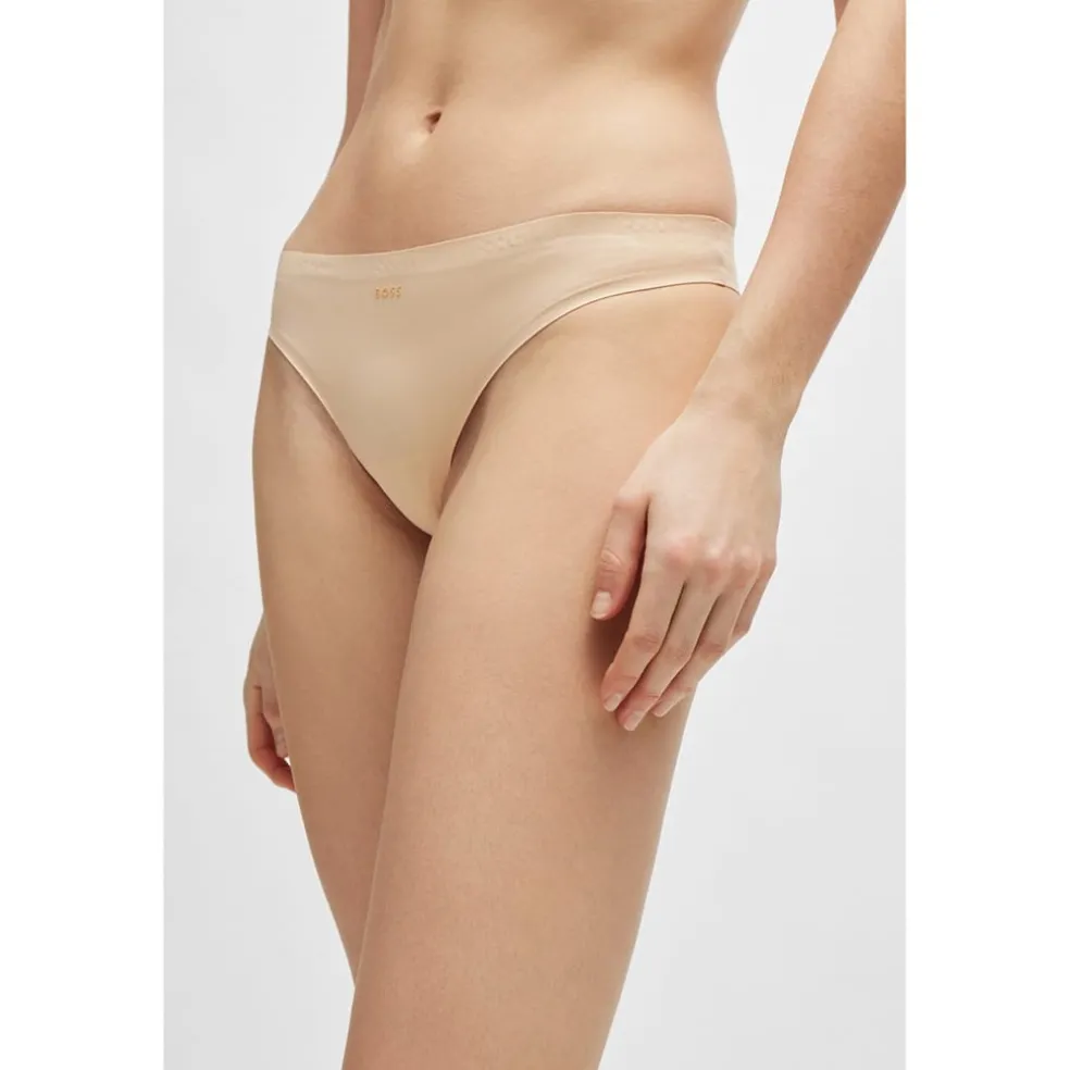 Boss Womens Thong Laser Cut 10257690 01 in Black