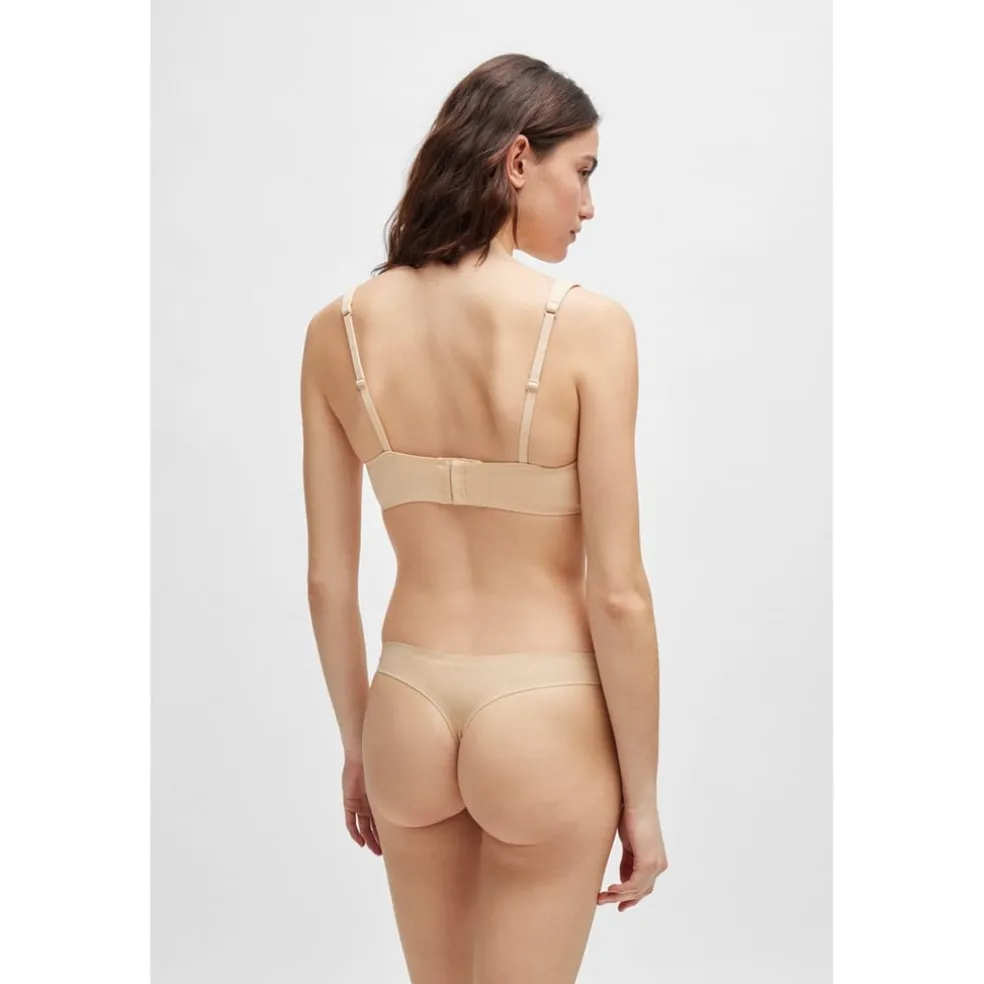 Boss Womens Thong Laser Cut 10257690 01 in Black