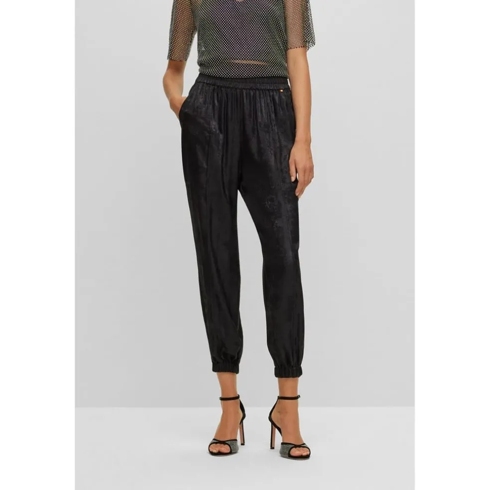 Boss Womens Tinta Trousers in Black
