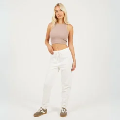 Brave Soul Skinny Jogging Bottoms in White