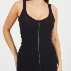 Brave Soul Through Dress in Black