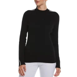 Callaway Mock Neck Regular Fit Sweater in Black