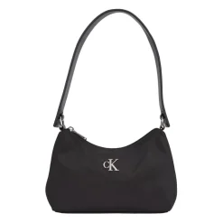 Calvin Klein Jeans Nylon Shoulder Handbag in Black