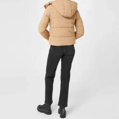 Calvin Klein Jeans Padded Jacket in Beige