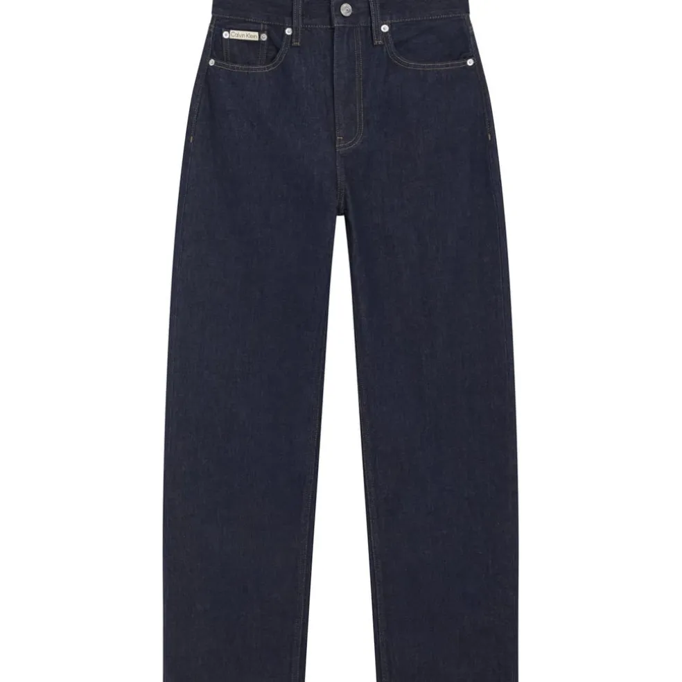 Calvin Klein Jeans Wide Leg Relaxed Fit Jeans in Blue