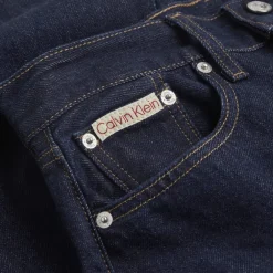 Calvin Klein Jeans Wide Leg Relaxed Fit Jeans in Blue