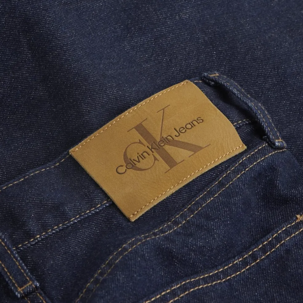 Calvin Klein Jeans Wide Leg Relaxed Fit Jeans in Blue