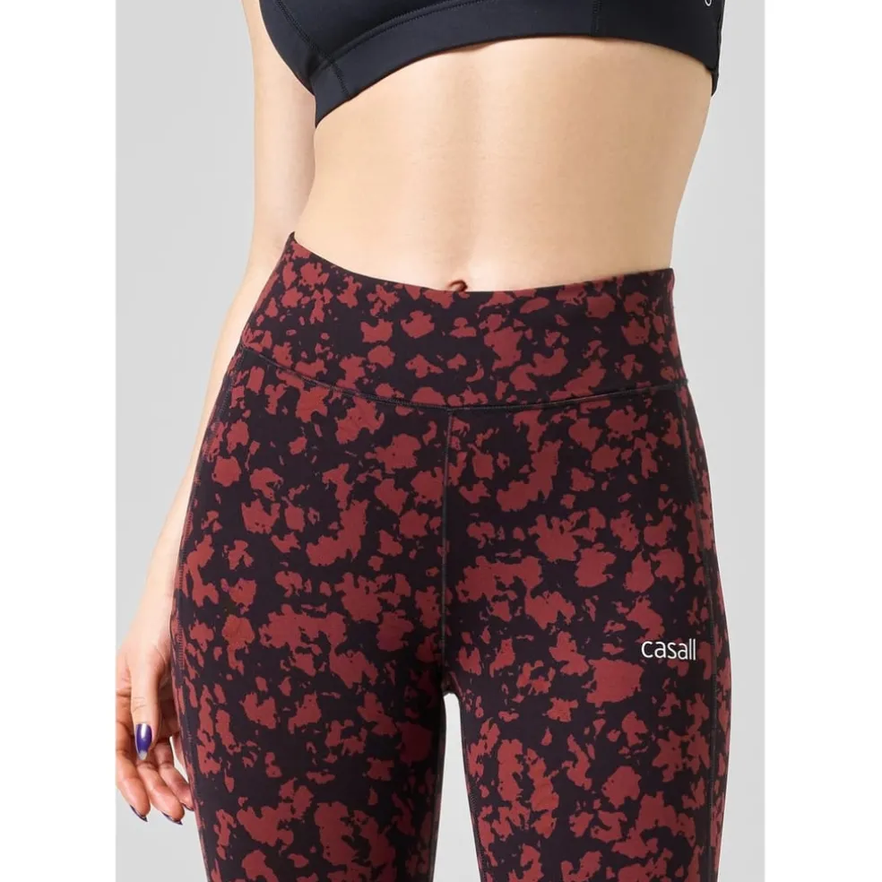 Casall Essential Athletic Running Pants in Red