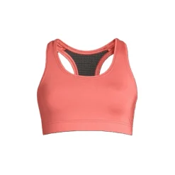 Casall Iconi Scoop Neck Snug Fit Bra in Orange