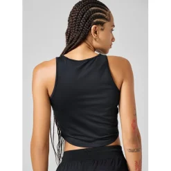 Casall Laser Crop T in Black