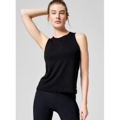 Casall Soft Crew Neck Regular Fit Tank in Black