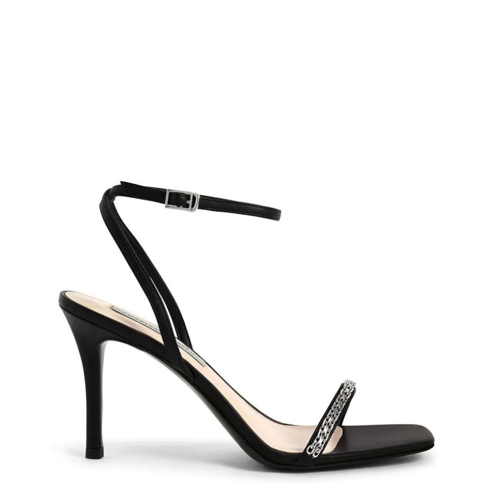 Charles and Keith Strap Stiletto Heels in Black