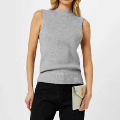 Christopher Esber Divider Cashmere Vest in Grey