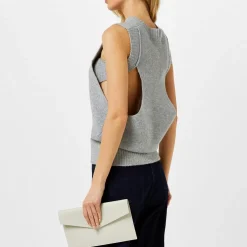 Christopher Esber Divider Cashmere Vest in Grey