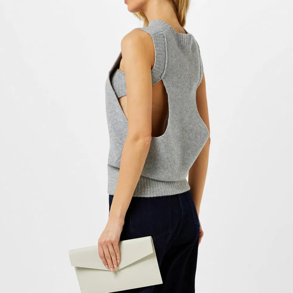 Christopher Esber Divider Cashmere Vest in Grey