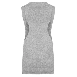 Christopher Esber Divider Cashmere Vest in Grey