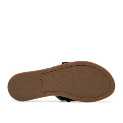 Clarks Maritime Slides in Black