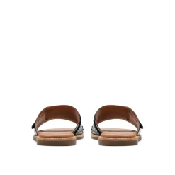 Clarks Maritime Slides in Black