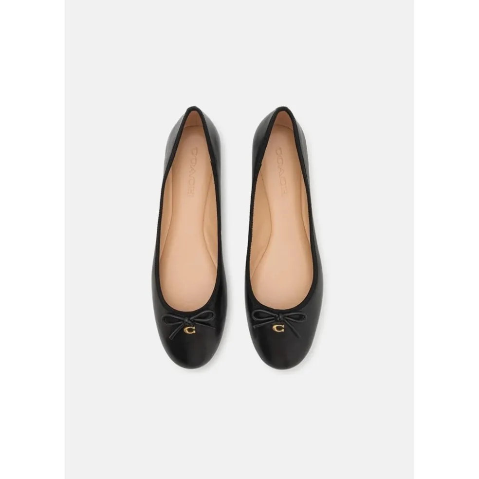Coach Abigail Ballet Flats in Black