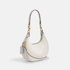 Coach Jonie Hobo Handbag with Detachable Strap in White