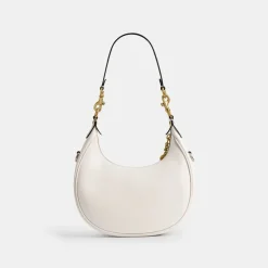 Coach Jonie Hobo Handbag with Detachable Strap in White