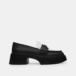 Coach Leah Platform Loafers in Black