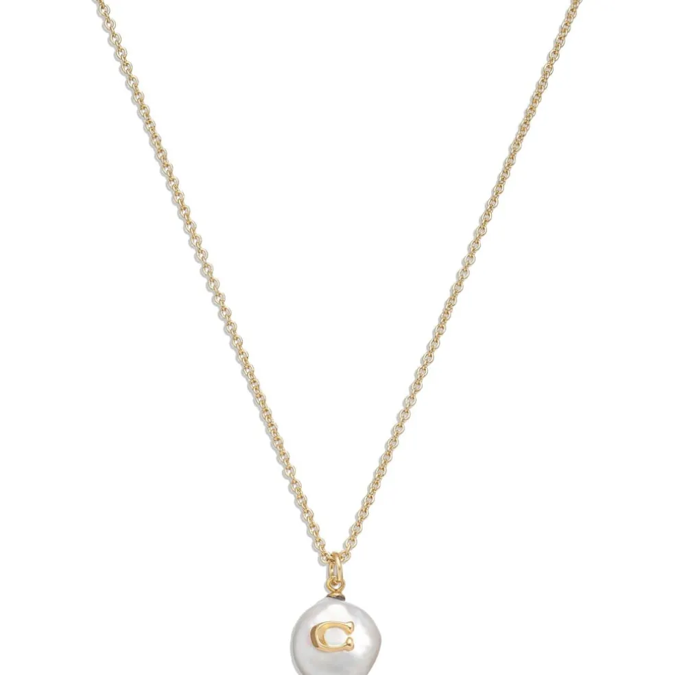 Coach Pearlshrtpendt in Gold