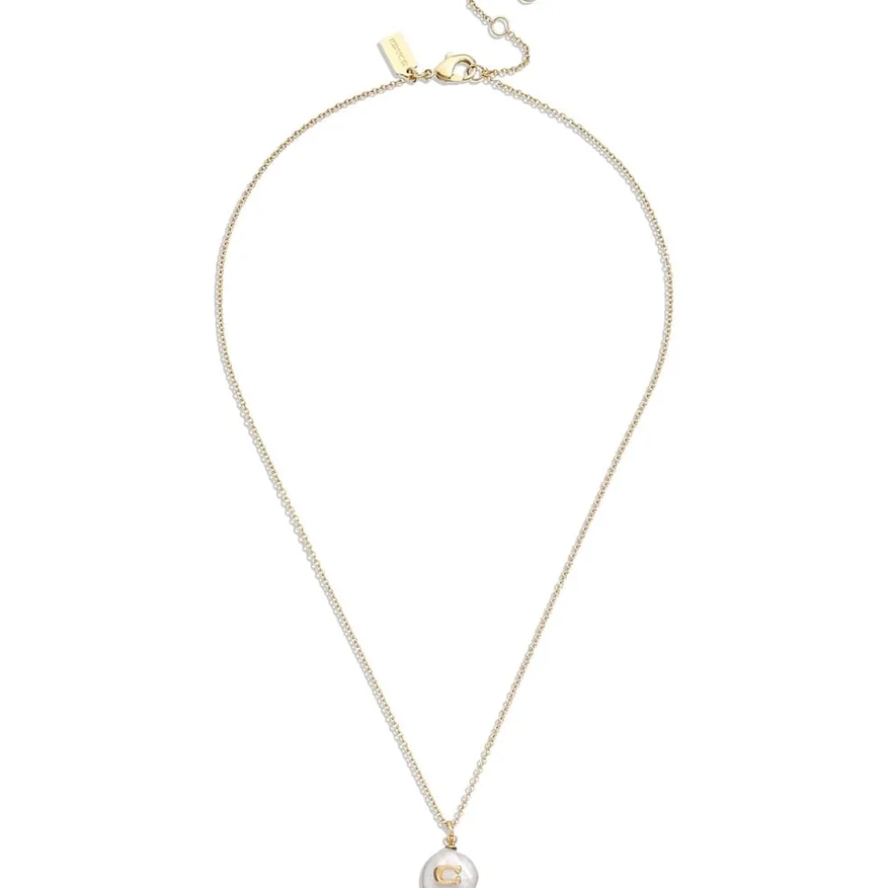 Coach Pearlshrtpendt in Gold