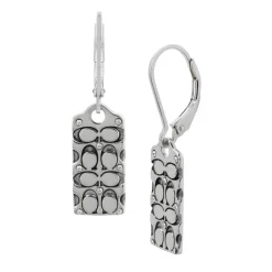 Coach Qlt Lvrbk Erng in Silver