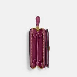 Coach S Zip Around Wallet in Pink