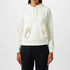 Comme des Garcons Girl Bow Detail Hoodie in White