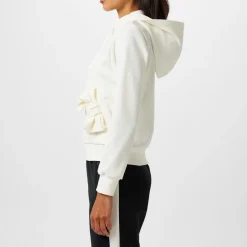 Comme des Garcons Girl Bow Detail Hoodie in White