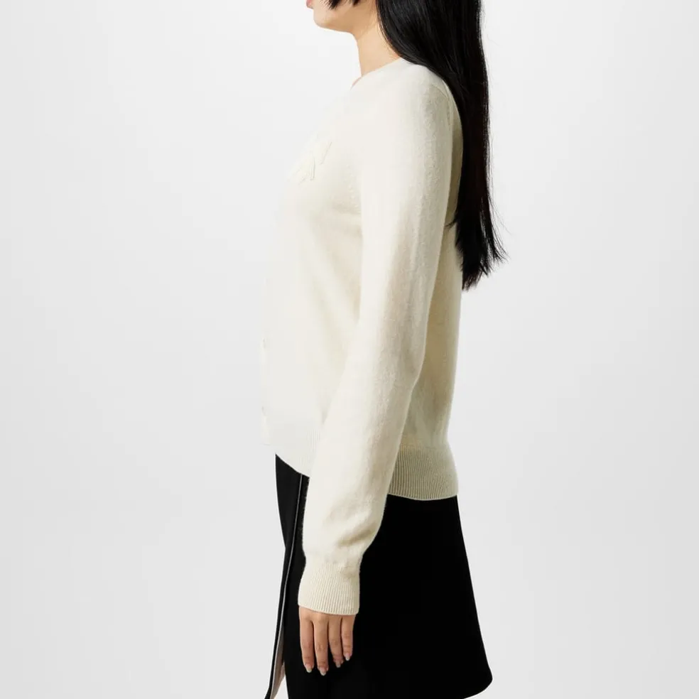 Comme des Garcons Girl Bow Cardigan in Cream