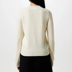 Comme des Garcons Girl Bow Cardigan in Cream