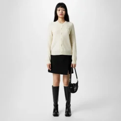 Comme des Garcons Girl Bow Cardigan in Cream