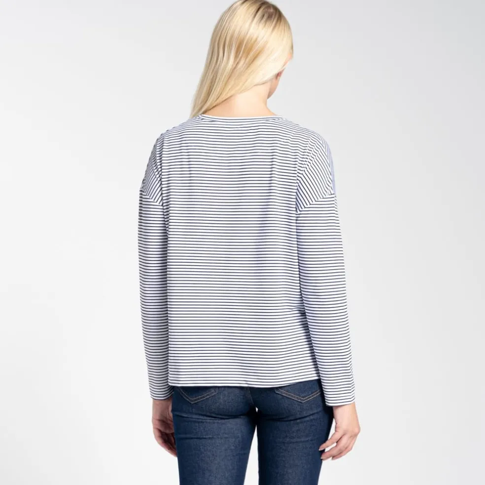 Craghoppers Cora Relaxed Fit Crew Neck T-Shirt in Blue