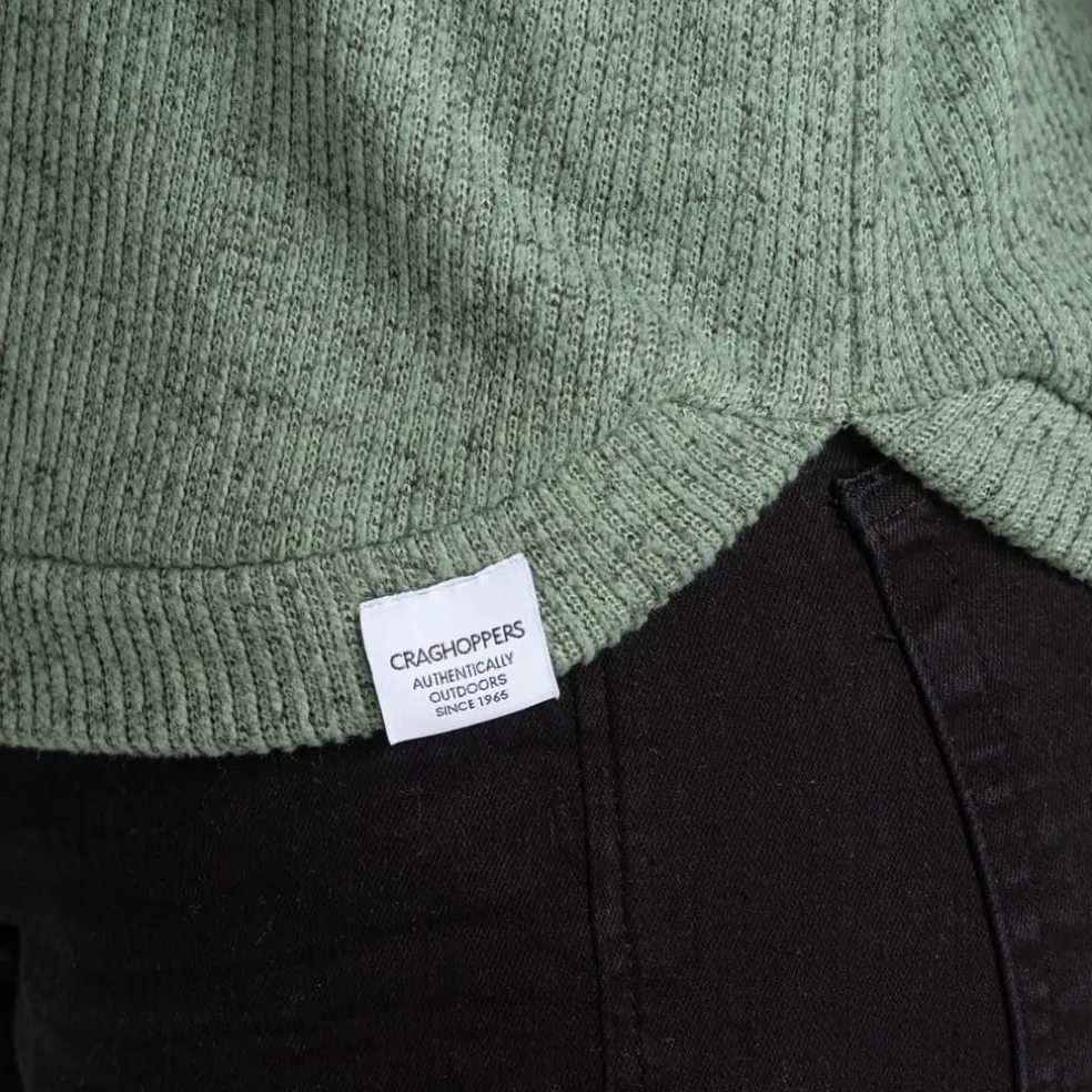Craghoppers Nessa Hooded Relaxed Fit Sweatshirt in Green