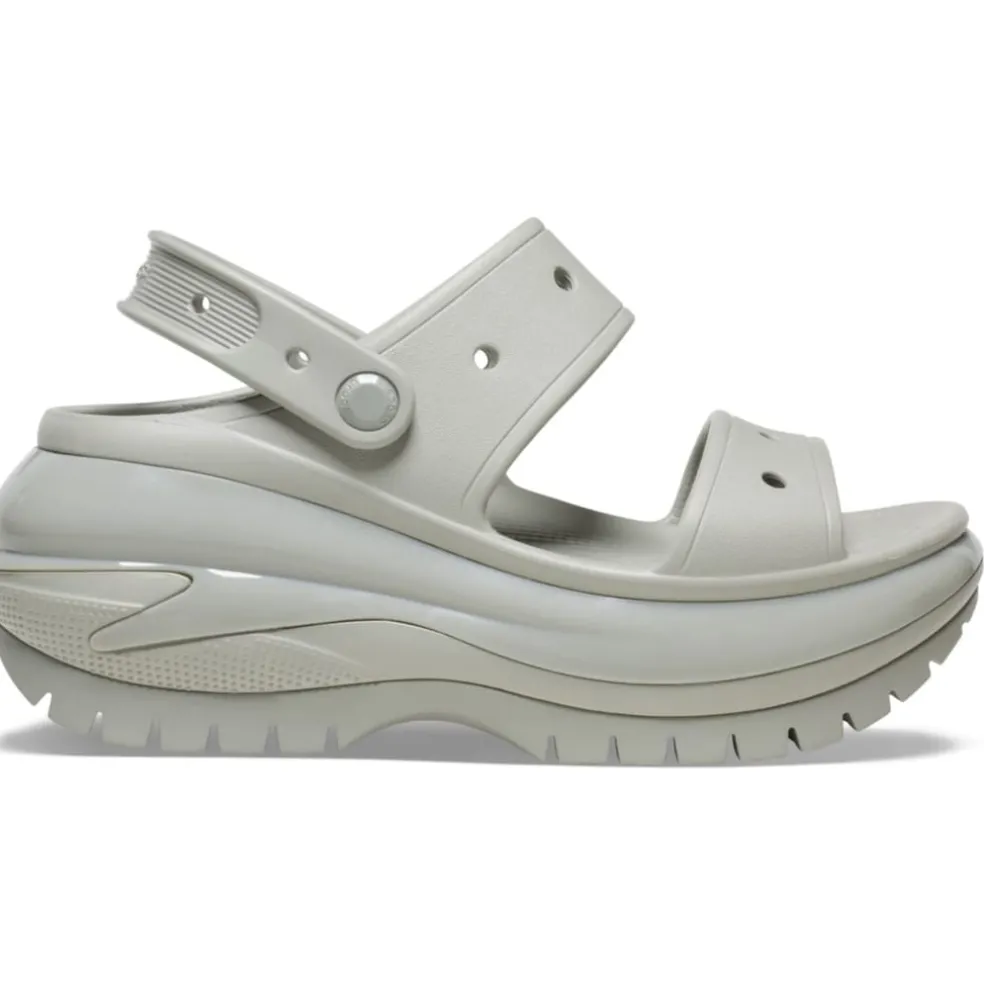 Crocs Classic Flatform Sandals in Beige