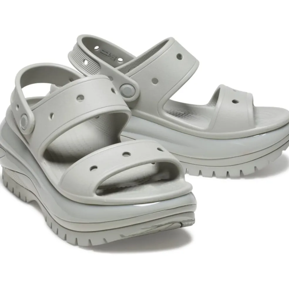 Crocs Classic Flatform Sandals in Beige