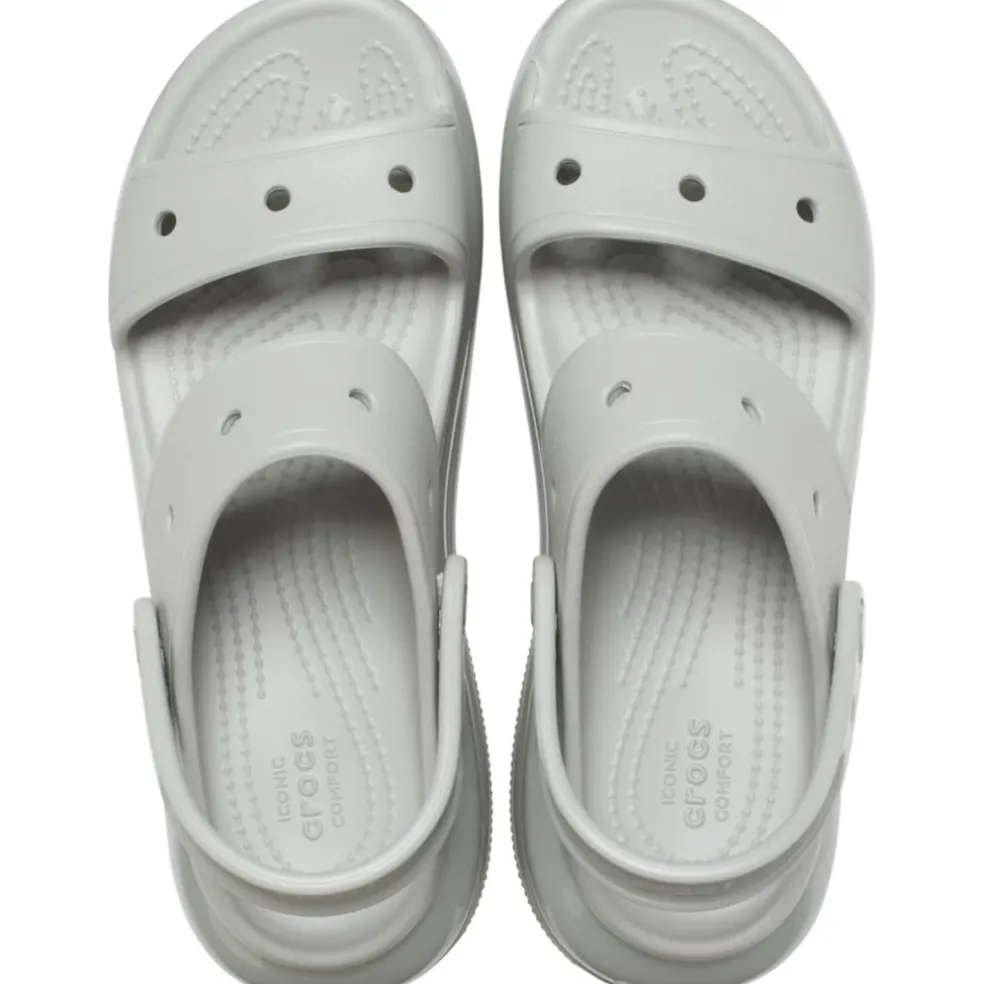 Crocs Classic Flatform Sandals in Beige