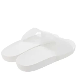 Crocs Splash Glossy Sliders in White