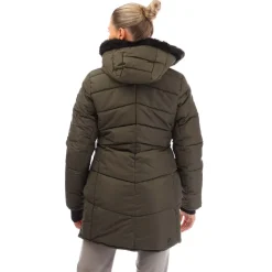 Dare 2b Striking III Padded Parka Jacket in Green