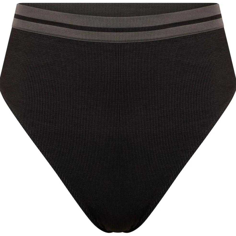 Dare 2b Womens 2b Dont Sweat It Bikini Bottoms High Leg Bottom in Black